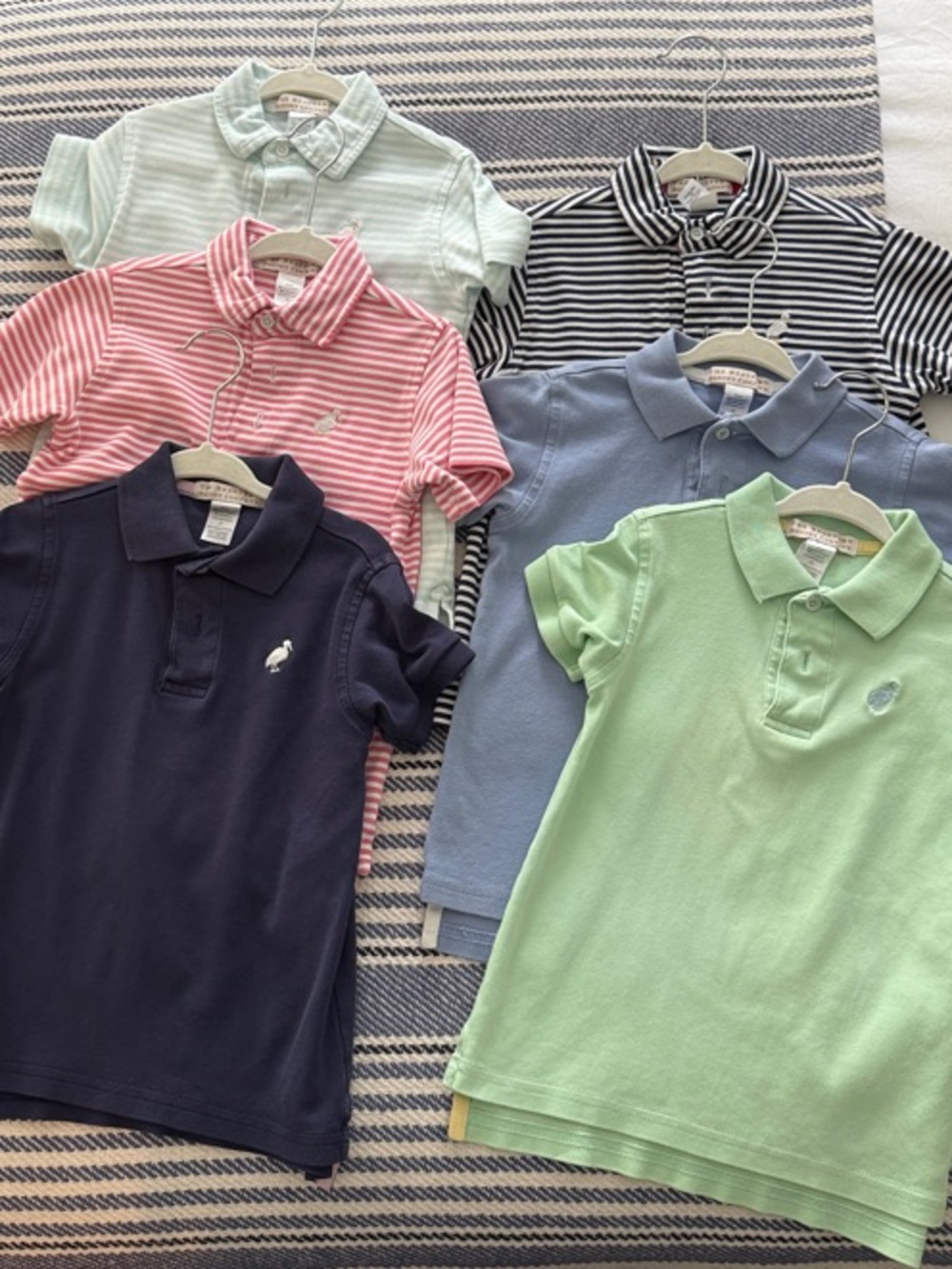 6 pcs Beaufort Bonnet Co Polo Shirts (4T)